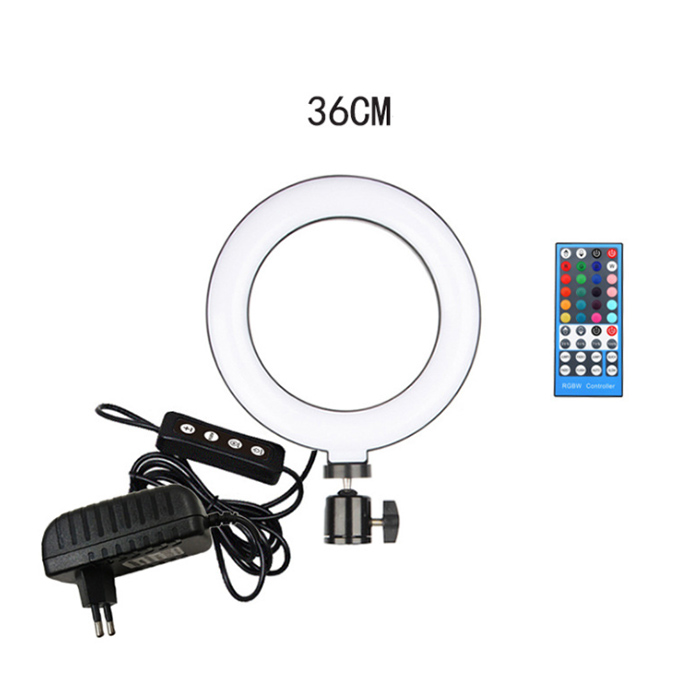 DC5V USB Wire and Remote Control Full-Color RGBW Real-Time LED Fill Light Applicant for Live Broadcast and Photography DC5V USB Wire and Remote Control Full-Color RGBW Real-Time LED Fill Light Applicant for Live Broadcast and Photography